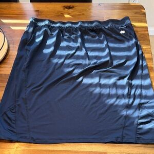 Blue Athletic Skirt with Logo